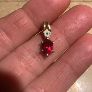 Red ruby charm